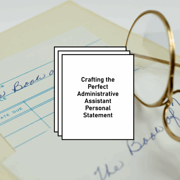 personal statement examples for personal assistant