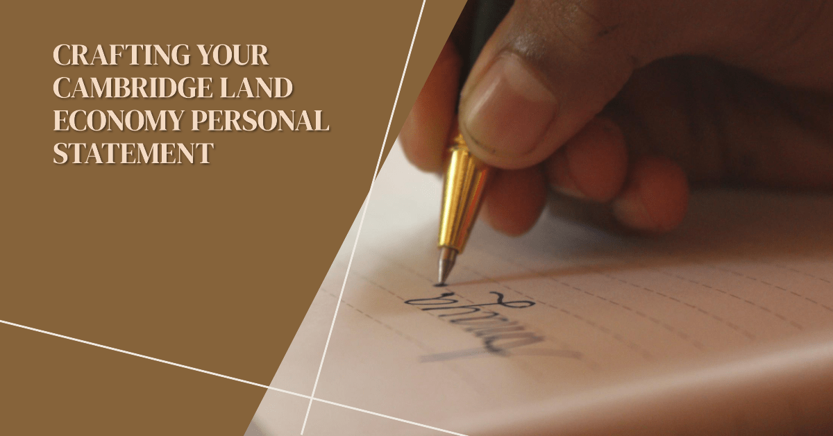 land economy personal statement examples