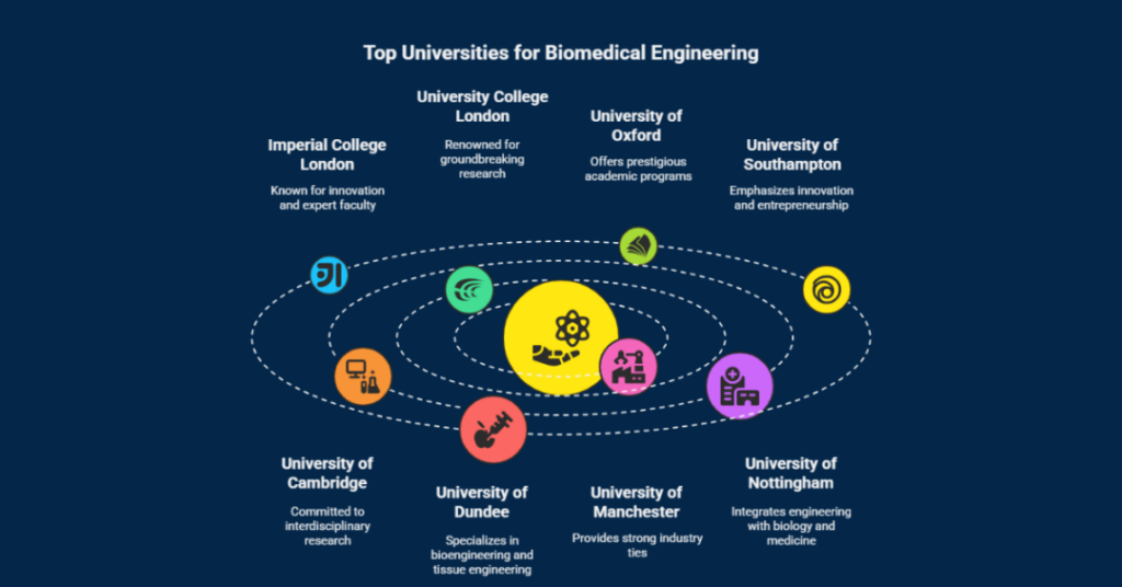 biomedical engineering universities uk ranking