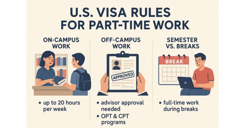 Can You Work Part-Time While Studying in USA? 1 can we do part time job while studying in usa