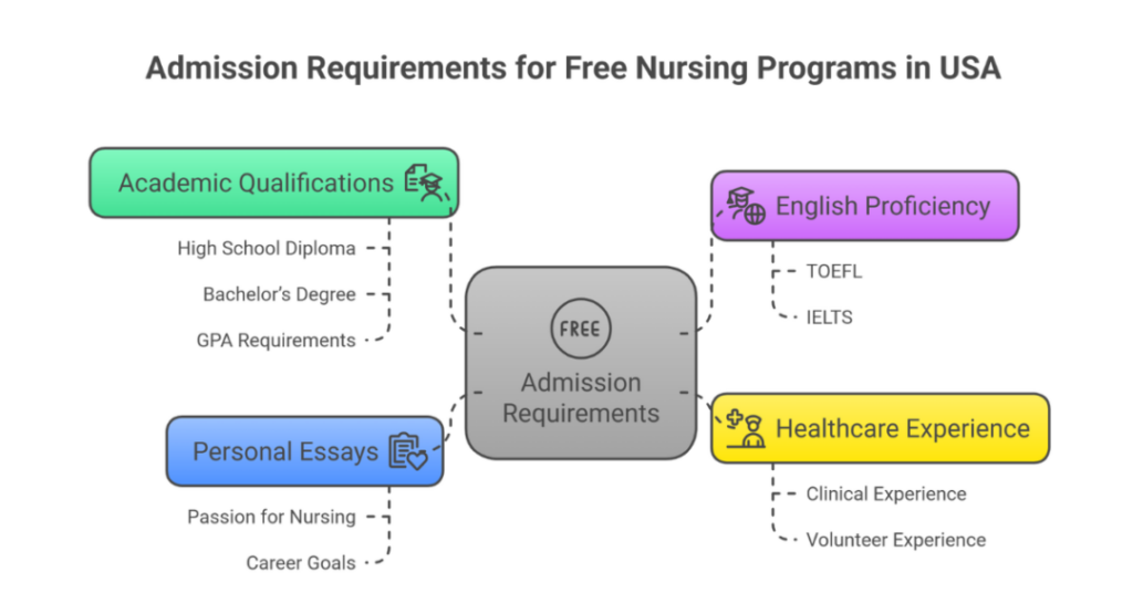 study nursing in usa for free