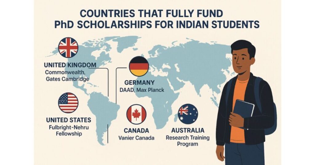 fully funded phd scholarships for indian students