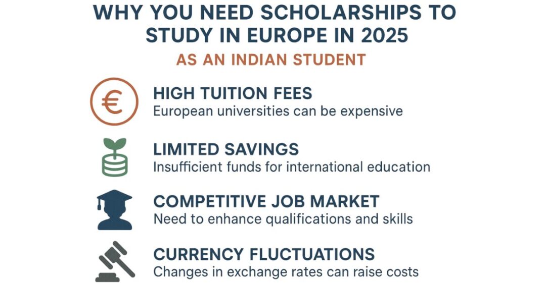10 Best Fully Funded Scholarships For Indian Students In Europe // Ambitio