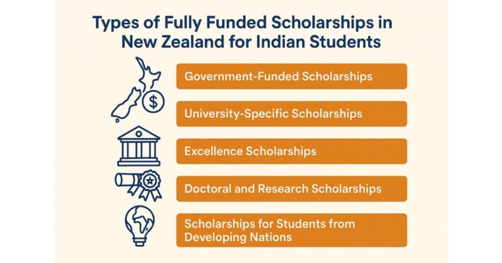 fully funded scholarships for indian students in new zealand